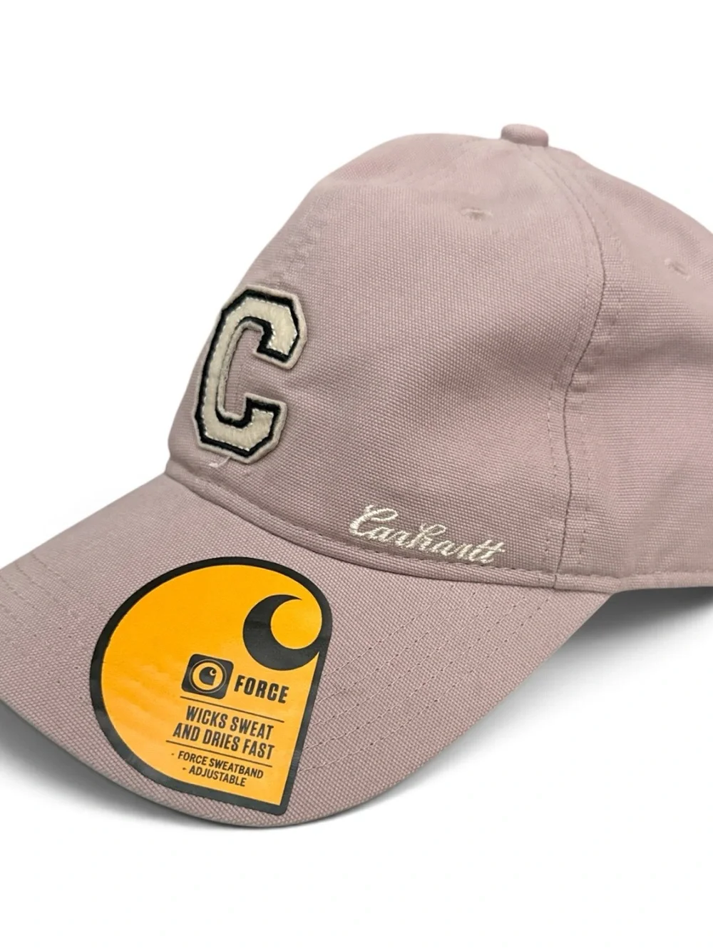 Carhartt Light Pink Kids Baseball Cap with 'C' Patch